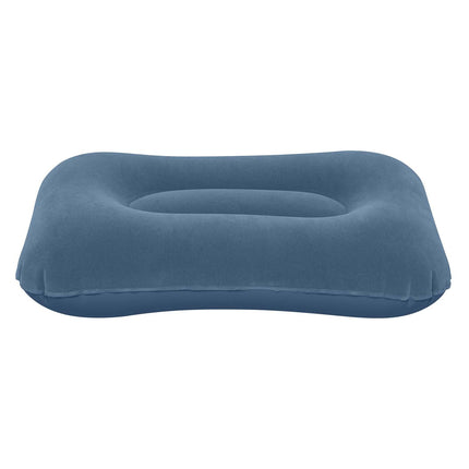 Oppustelig velourpude 42 x 26 cm, marineblå – Bestway
