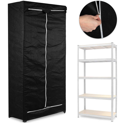 Overtræk til opbevaringsreol 180 x 90 x 40 cm - Støvdæksel med lynlås til garage, arkiv og kælder