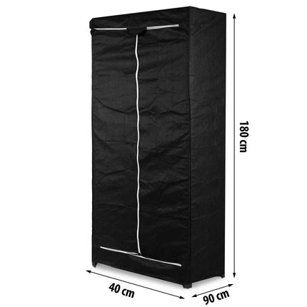 Overtræk til opbevaringsreol 180 x 90 x 40 cm - Støvdæksel med lynlås til garage, arkiv og kælder