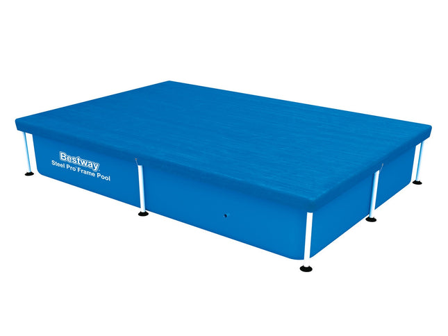 Rektangulært poolovertræk 224 x 154 cm til rammepool - beskyt dit poolvand mod snavs og insekter