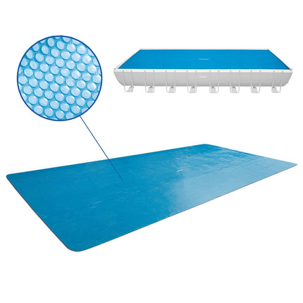 Soldækken til rammepool 975 x 488 cm - Effektiv opvarmning og temperaturbevaring
