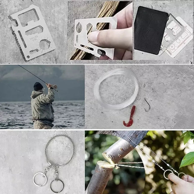 Survival Kit 32-i-1 – Alt, hvad du behøver til udendørs eventyr