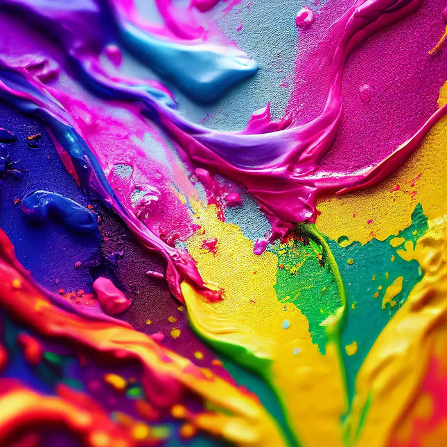 Acrylmaling Sæt med 12 Farver – 100 ml Hver Tube til Kreativitet