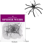 Kunstige Spindelvæv med 2 Spidser – Perfekt til Halloween Dekoration