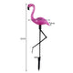 Solcellelamper flamingo 3 stk. til haven