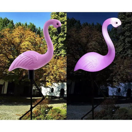 Solcellelamper flamingo 3 stk. til haven