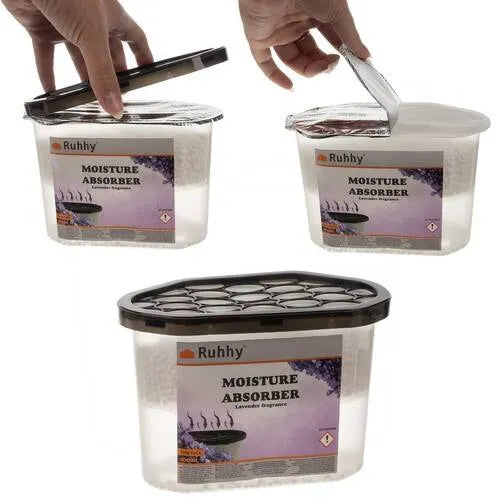 Fugtsuger lavendel 2 x 500 ml mod skimmel