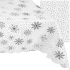 Juledug 180x140 cm – Skab en Festlig Atmosfære med Snefnug