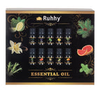Essential Oils Sæt - 10 forskellige dufte i 15 ml flasker