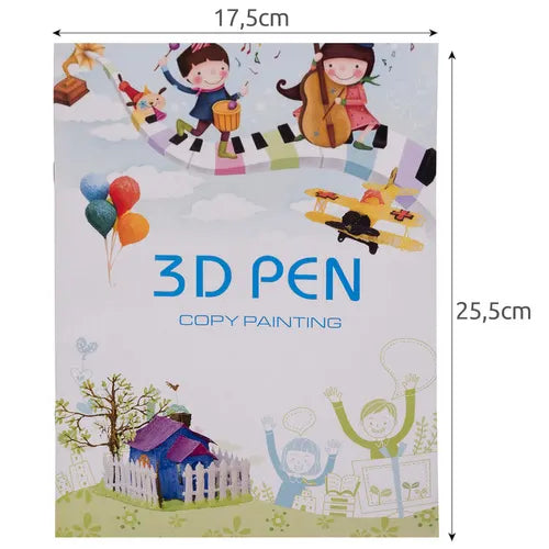 3D Pen Skabelonbog med 40 Designs – Kreativitet og Inspiration