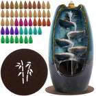 Ceramic Scented Fireplace - Elegant Røg Vandfald til Afslapning