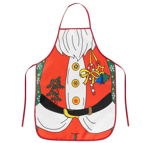 Juleforklæde med Santa Motif – Beskyt Dit Tøj med Stil
