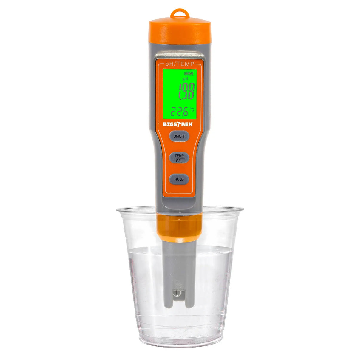 pH-måler digital med temperatur 0-14 pH