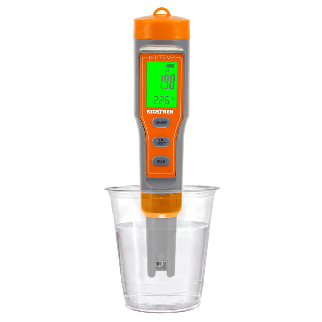 pH-måler digital med temperatur 0-14 pH