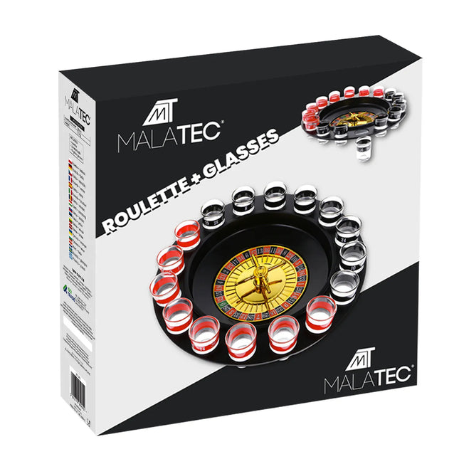 Alkohol Roulette Spil med 16 Glas – Perfekt til Fester