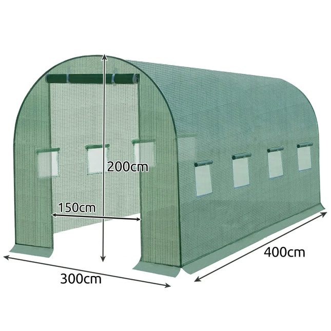 Drivhusfolie til tunnel 4 x 3 x 2 m