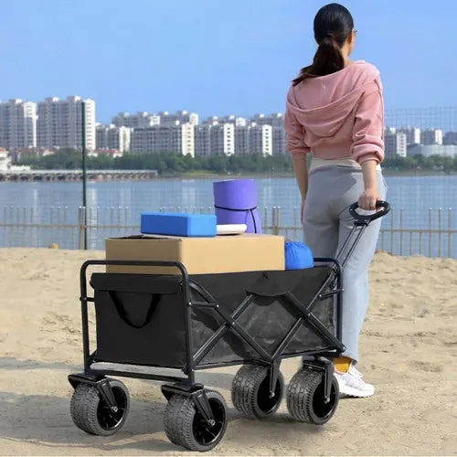 Transportvogn foldbar 97 L – bærer 100 kg