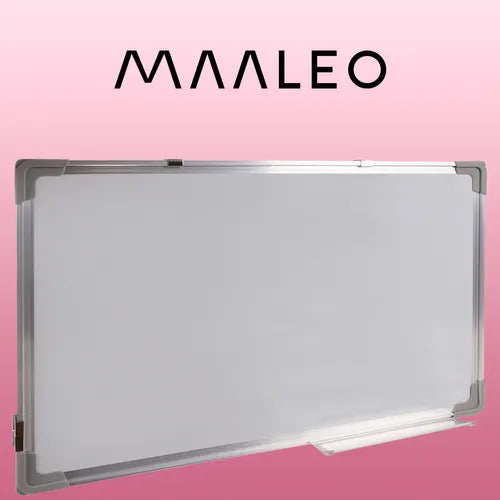Whiteboard magnetisk 90x60 cm med 4 markører og svamp