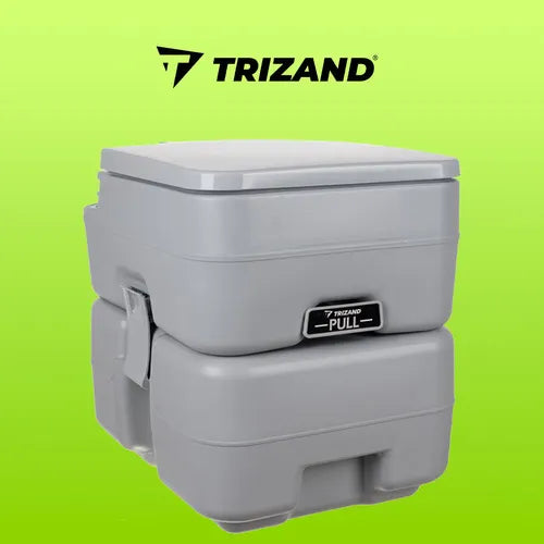 Campingtoilet med 20 L affaldstank og 12 L vandtank