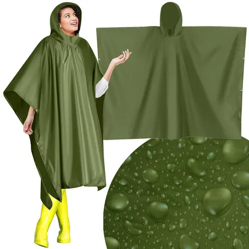 Green Rain Poncho – Praktisk og Holdbar Regnponcho til Alle