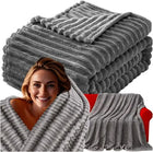 Blødt Mikrofiber Tæppe 160x200 cm – Komfort og Varme til Kolde Dage