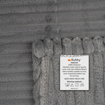 Blødt Mikrofiber Tæppe 160x200 cm – Komfort og Varme til Kolde Dage