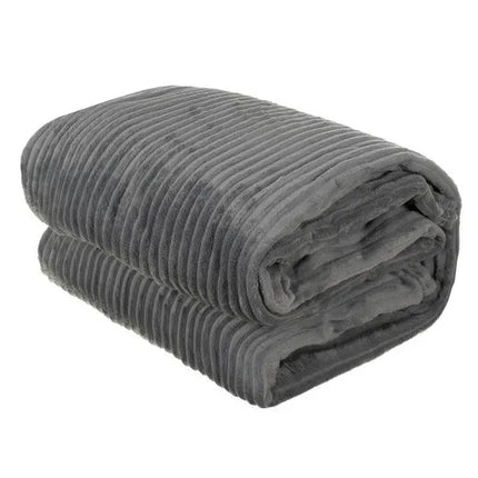 Blødt Mikrofiber Tæppe 160x200 cm – Komfort og Varme til Kolde Dage