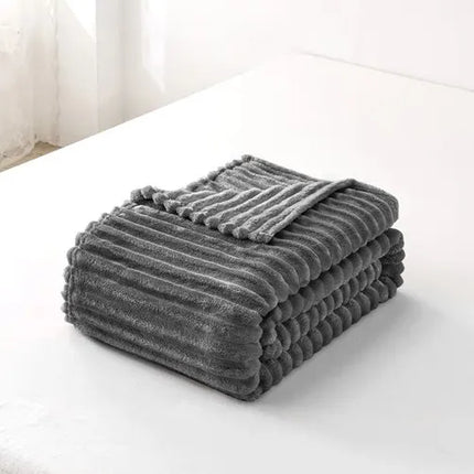 Blødt Mikrofiber Tæppe 160x200 cm – Komfort og Varme til Kolde Dage