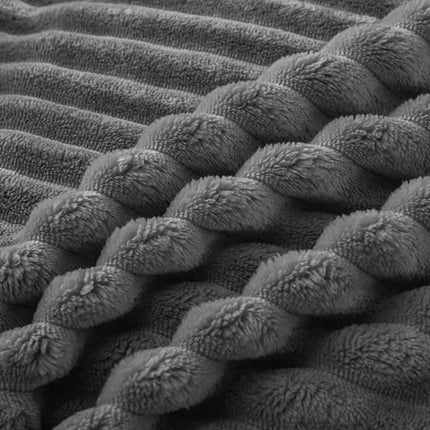Blødt Mikrofiber Tæppe 160x200 cm – Komfort og Varme til Kolde Dage