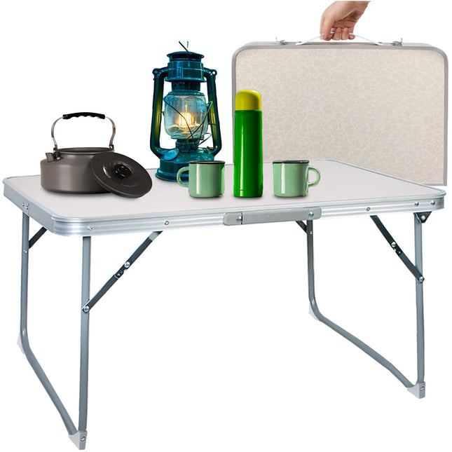 Sammenklappeligt campingbord - stabilt og transportabelt