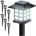 Solar Havebelysning - 6 Stk. LED Lamper med Automatisk Sensor