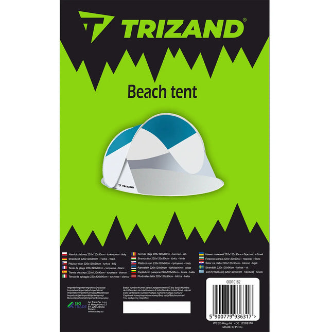 Strandtelt pop-up 220x120x90 cm, 0,85 kg