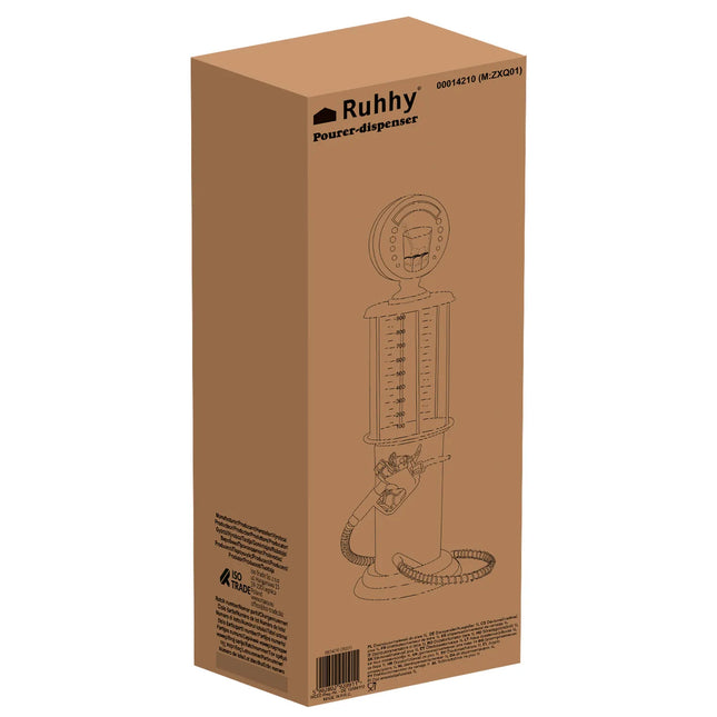 Drikkedispenser 1 L som benzinstander