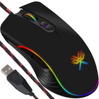 Ergonomisk Gaming Mus med LED Baggrundsbelysning – Hurtig og Præcis