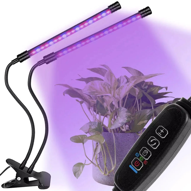 Vækstlampe til planter med timer og fjernbetjening