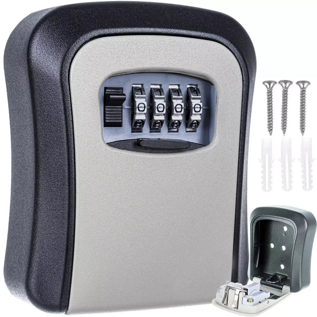 SAFE/KEY BOX – Sikker Opbevaring af Nøgler med 4-cifret Kode