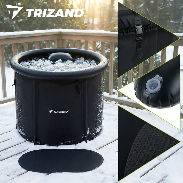 Vinterbadekar 320 L foldbart med isolering og tilbehør