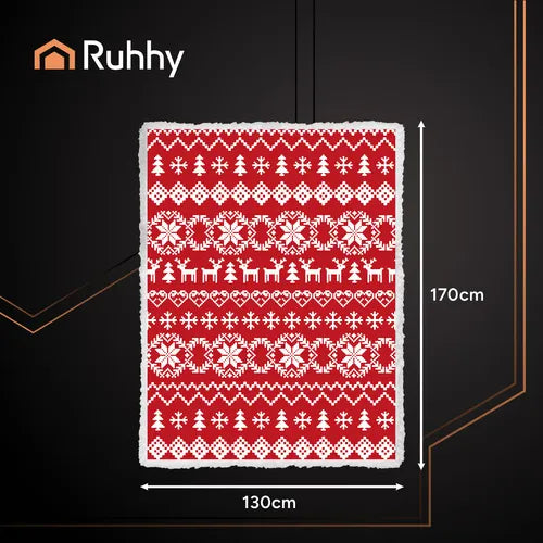 Juleplaid 1,3 x 1,7 m Ruhhy