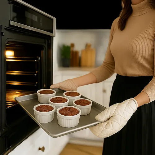 Ramekin sæt - 6 stk. ovnfast keramik til lækre retter