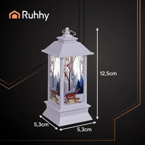Ruhhy 26753 hvid LED-julelygte