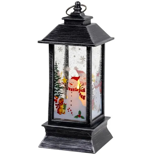 Ruhhy 26755 sølvfarvet LED-julelygte
