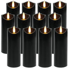 LED-stearinlys, 12 stk., 15 cm, Ruhhy