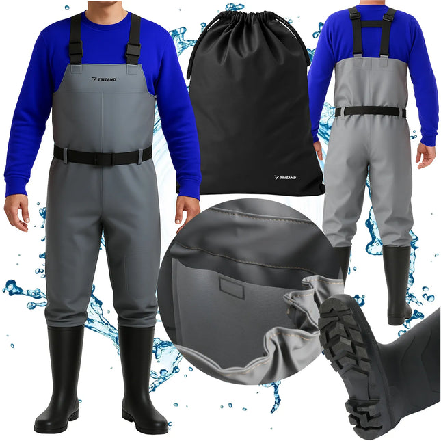 Waders i PVC vandtætte – størrelse 42