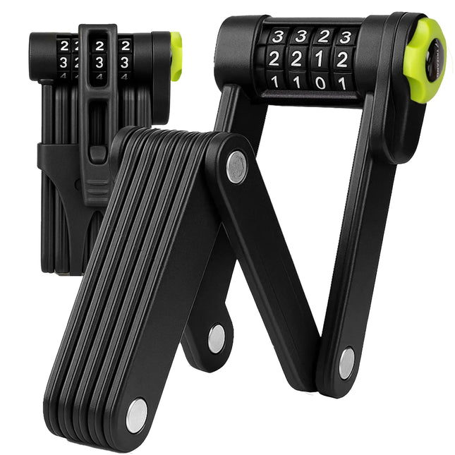 Folding Bike Lock med 4-cifret kode og stærk beskyttelse