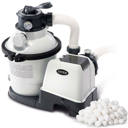 Sandfilterpumpe 5700 l/t med 500 g filterpatron til havepool - Effektiv og miljøvenlig vandrensning