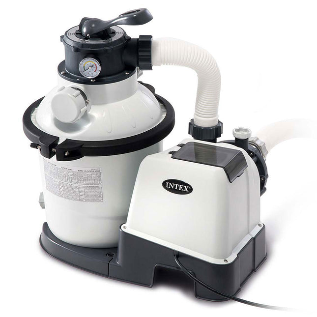 Sandfilterpumpe 5700 l/t med 500 g filterpatron til havepool - Effektiv og miljøvenlig vandrensning