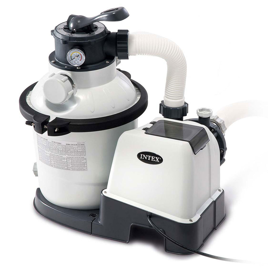 Sandfilterpumpe 5700 l/t med 500 g filterpatron til havepool - Effektiv og miljøvenlig vandrensning