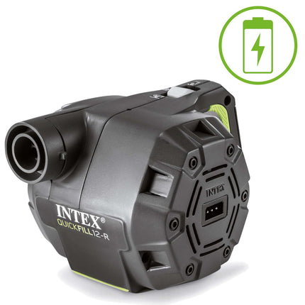 Elektrisk pumpe med indbygget batteri til oppustelige madrasser - Quick-Fill 12V/220-240V