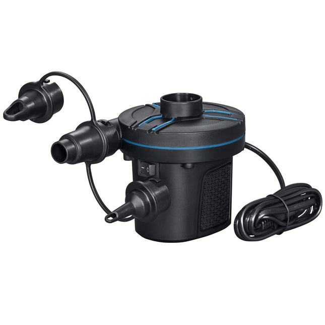 Elektrisk pumpe til oppustelige produkter - 220/240V, 680 l/min, med 3 dyser