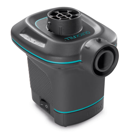Hurtigfyldnings elektrisk pumpe til oppustelige produkter - 220-240V med overophedningsbeskyttelse og 3 dyser